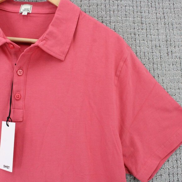 Swet Tailor Performance Polo Shirt Mens XL Pink Short Sleeve Soft Outdoor NWT - Picture 5 of 10